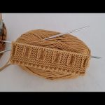 Two Needles Easy Vest Sweater Cardigan Scarf Beanie Knitting Pattern ✅️ Knitting Crochet