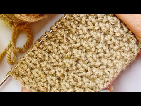 🧶Super Easy Knitting  Crochet Baby Blanket For Beginners