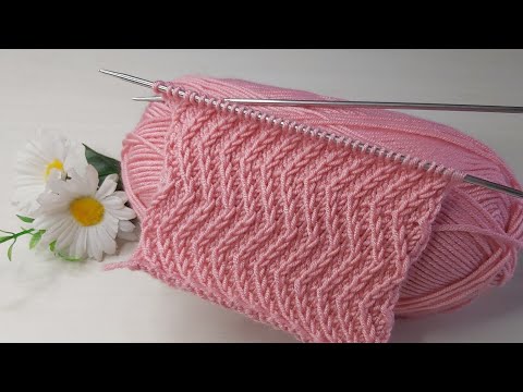Two needle knitting pattern explanation ✅crochet knitting