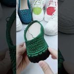 NICE IDEA😍 Very beautiful and easy Sneaker crochet knitting #779