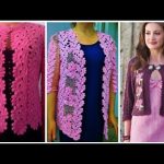 BEST AND NEWEST VINTAGE CROCHET FASHION KNITTING CARDIGAN VEST JACKET DESIGNE