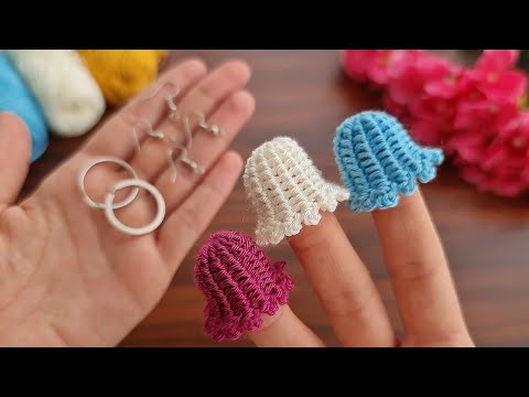 What does beautiful mean, a great crochet/ Key chain earrings and home decoration gift flower making