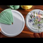 Wow!! Super Idea ,Easy Crochet Knitting-Look at the can lid, what did I knit?Kavanoz Kapağına Örgü