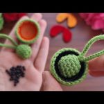 Wow !! Super easy, very useful crochet ladybug keychain. sell and give as a gift.