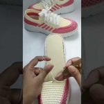 NICE IDEA😍 Very beautiful and easy Sneaker crochet knitting #818