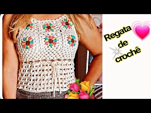 Regata De crochê Olivia