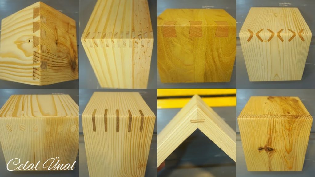 Simple wood corner joints / Woodworking joints