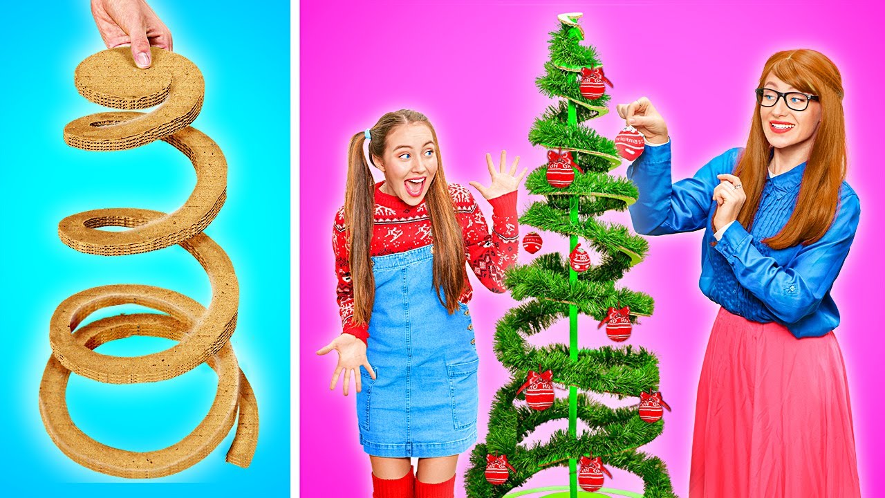 BEST CHRISTMAS HACKS FOR PARENTS || Cool Christmas Tree from Car