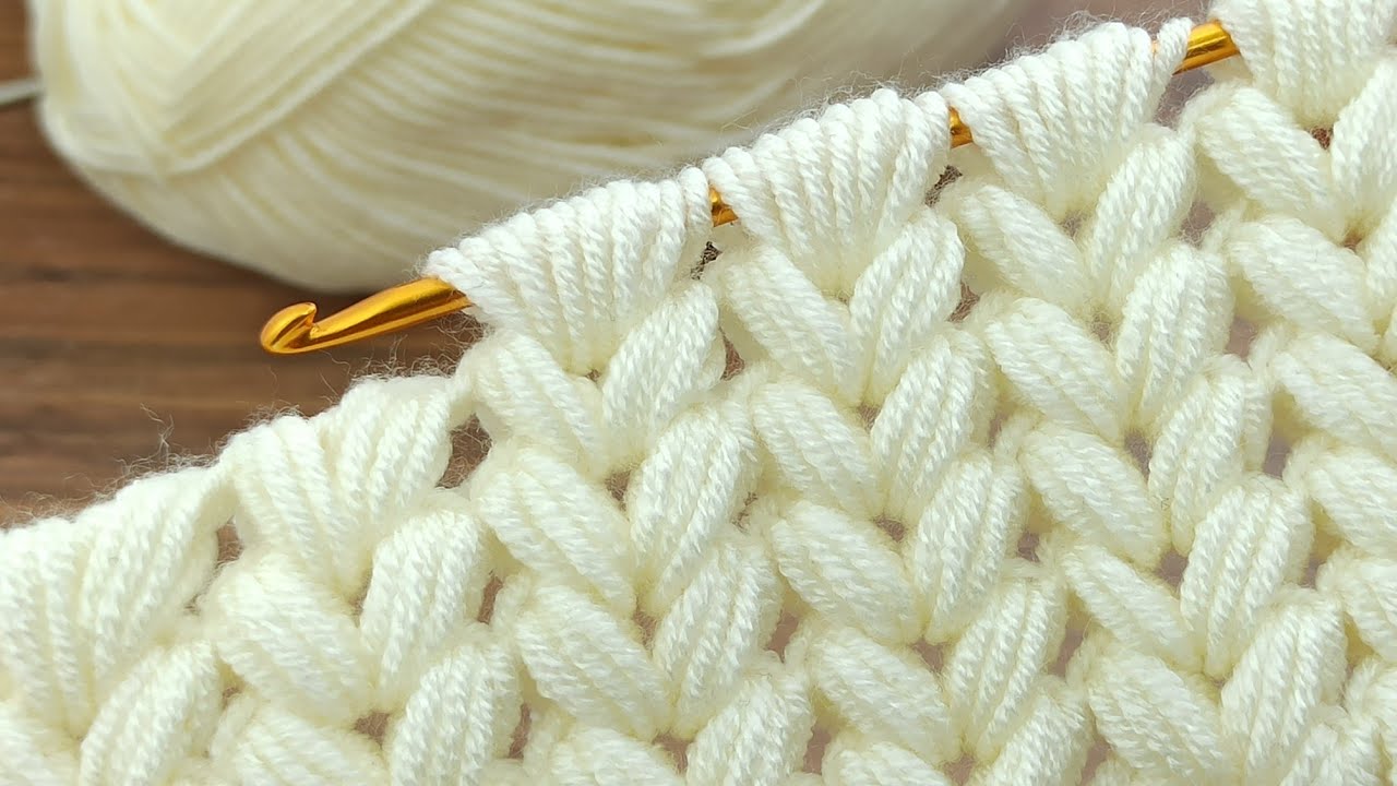 Amazing👌 * Super Easy Tunisian Crochet Baby Blanket For Beginner