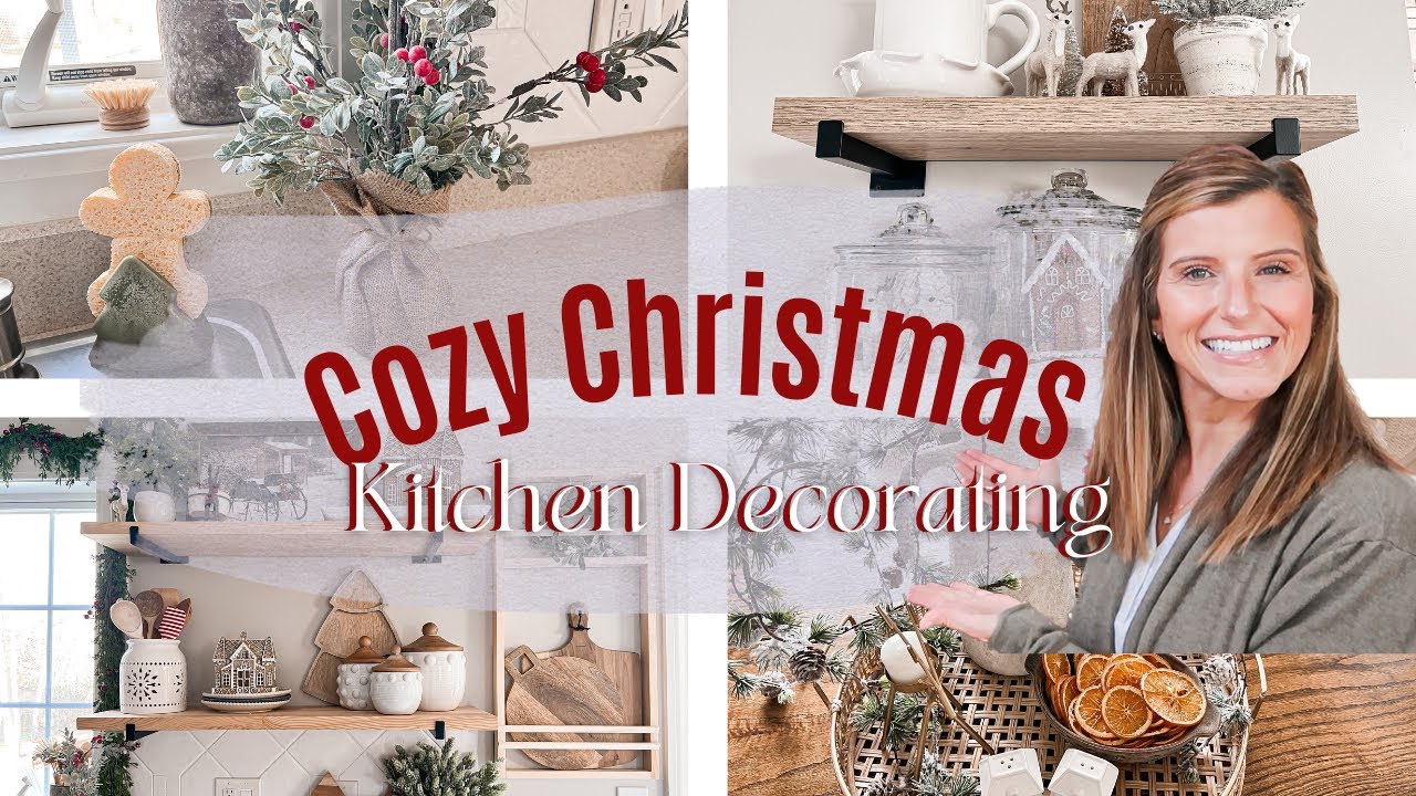 COZY KITCHEN DECORATE WITH ME!