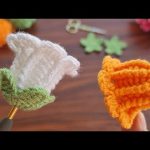 Wow !! Super easy, very useful crochet keychain ,hair clip / sell and give as a gift.