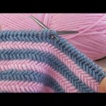 Two skewers easy knitting pattern explanation ✅crochet knitting