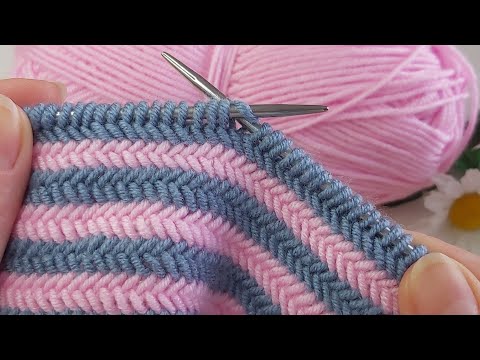 Two skewers easy knitting pattern explanation ✅crochet knitting
