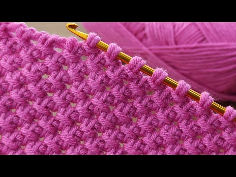 Super easy basket knitting Tunisian crochet pattern explanation #tunisiancrochet #crochet