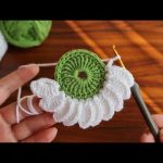 Wow!…😲Amazing!.. Super Easy 3D Crochet Knitting Flower Motif – Crochet Awesome Motif Knitting Pattern..