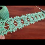 Wonderful floral crochet knitting pattern lace making, step-by-step explanation for beginners.