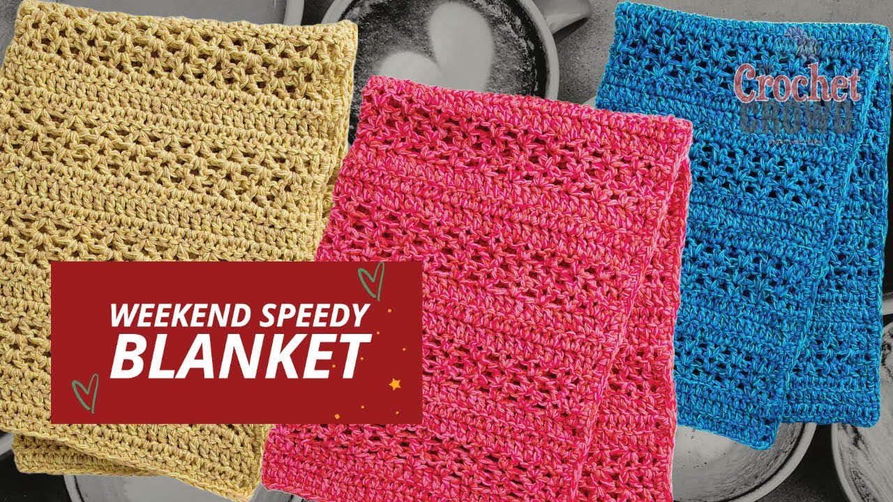 BEGINNER Weekend Speedy Crochet Throw