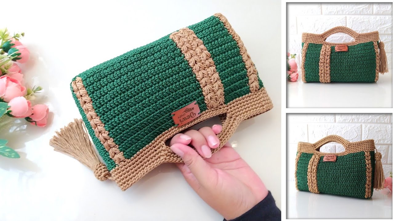 WOW 😱 SIMPLE & ELEGANT CROCHET HANDBAGS, HOW TO MAKE CROCHET BAG