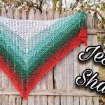 Very Easy Crochet Shawl Pattern Tutorial / The Jessica Shawl