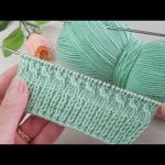 Two skewers easy knitting pattern explanation ✅crochet knitting