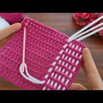 Very easy very beautiful eye catching crochet knitting ✔ Very easy, very beautiful eye-catching crochet knitting.