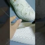 NICE IDEA😍 Very beautiful and easy Sneaker crochet knitting #1057