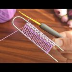 Super Easy Crochet Knitting – Incredible Muy Hermoso Knitting 🤩I knitted with a hairpin
