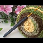 Unusual  crochet pattern! Only 2 rows / Very easy and very pretty ! Crochet