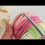 This Stitch is gorgeous! You won’t forget this easy crochet knit! crochet pattern