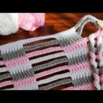 Wow!..😲 Very Easy! 3D Super how to make eye catching crochet / Everyone who saw it loved it.Muhteşem