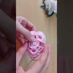 Amazing very easy crochet rose knitting🌹🌹
