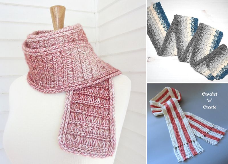 Basic and Simple Crochet Scarf Patterns