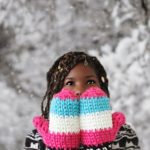 The Artic Night Crochet Mittens