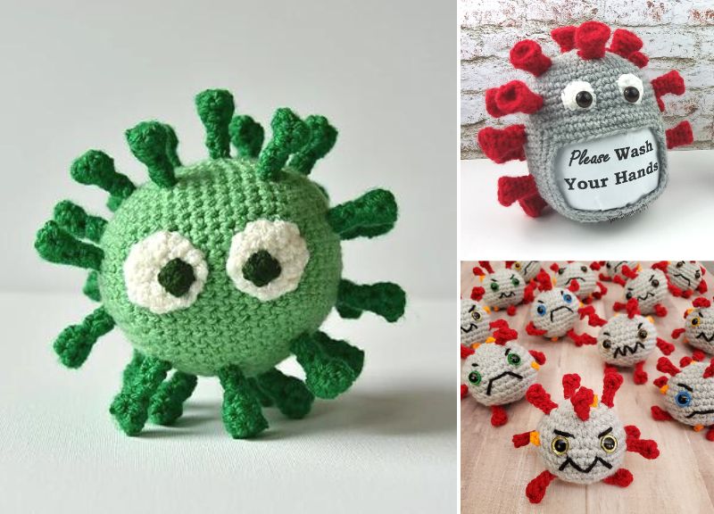 Simple Crochet Amigurumi Coronavirus Patterns
