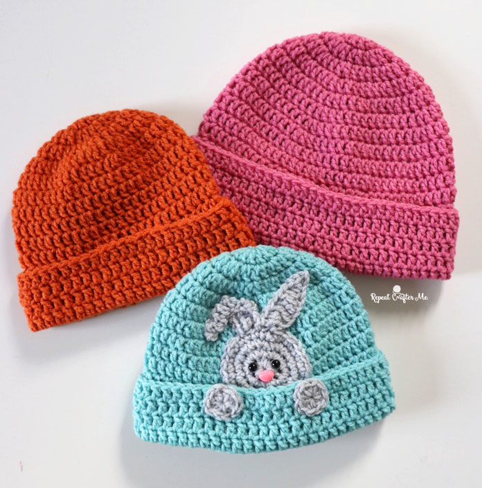 Crochet Folded Cuff Brim Beanie