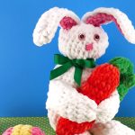 Carrot Hugs Bunny, Free Crochet Pattern + Full Video Tutorial