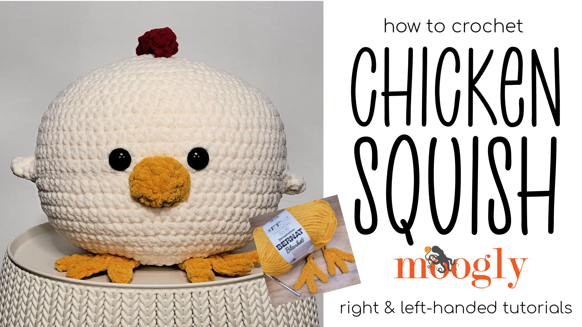 Chicken Squish Tutorial – Right and Left-Handed on Moogly