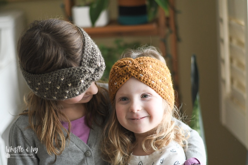 Crochet Twist Ear Warmer Headband