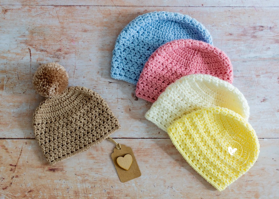 40 Free Newborn Crochet Hat Patterns