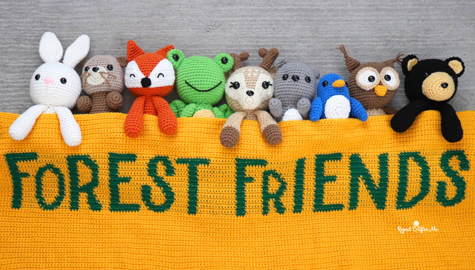 Forest Friends Blanket – Repeat Crafter Me