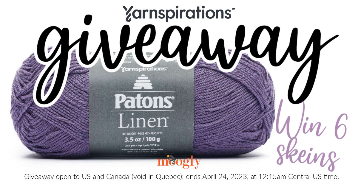 Patons Linen Giveaway – moogly