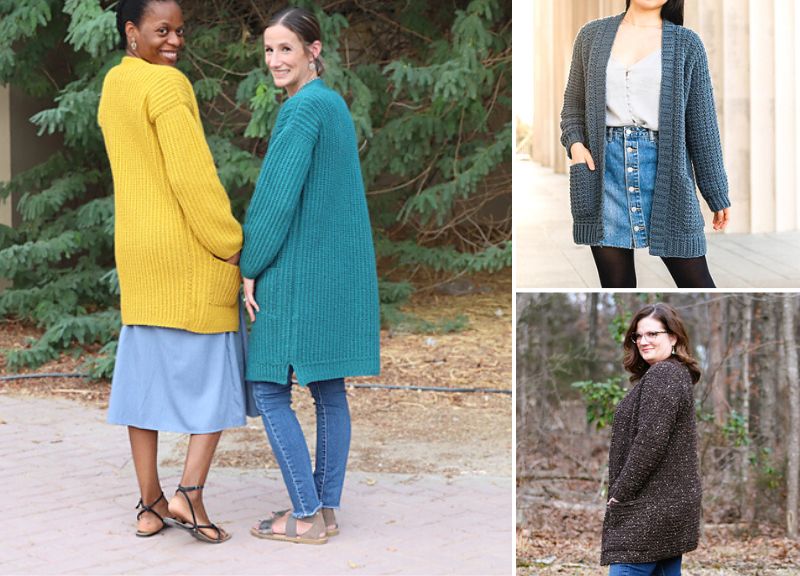 Stylish and Comfy Long Crochet Cardigans