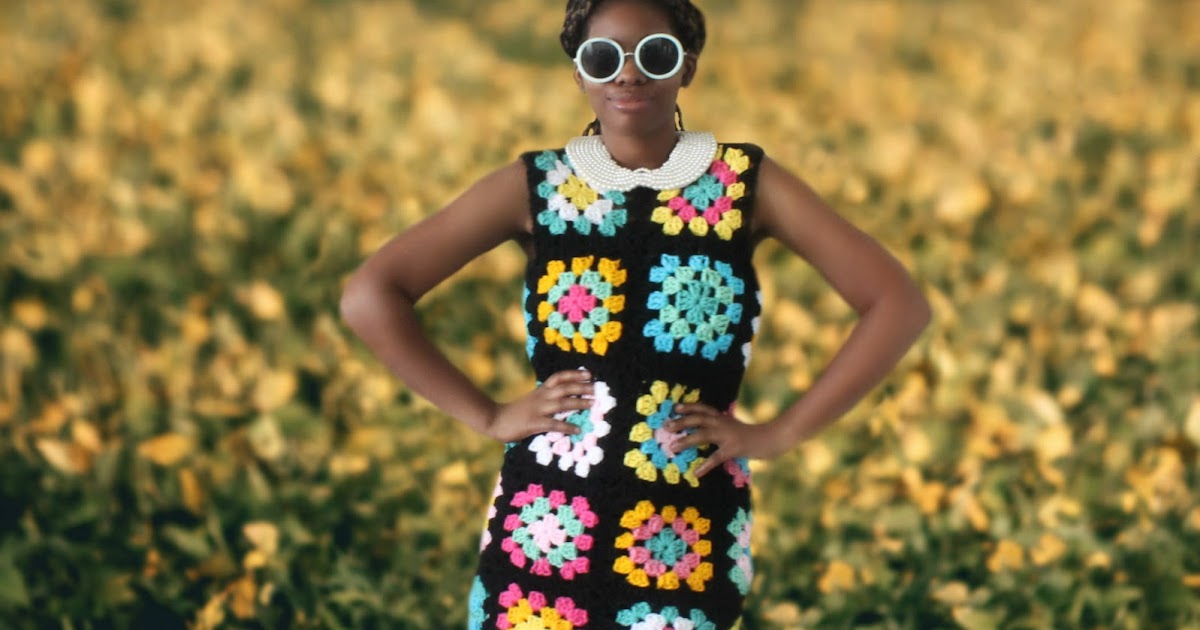 Making Of Monday: The Granny Square Crochet Dress.