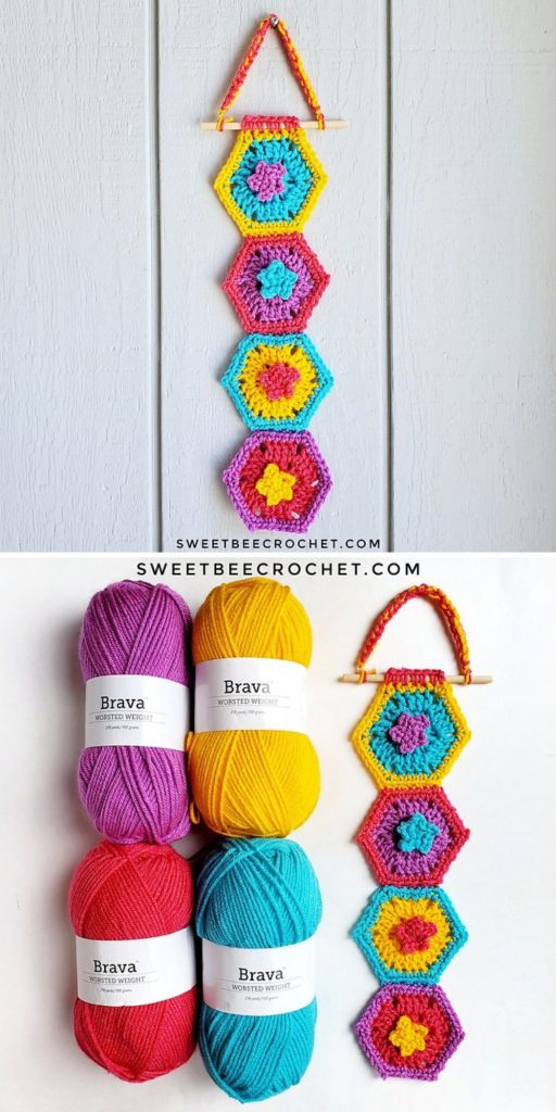 Colorful Crochet Wall Hangings Free Patterns