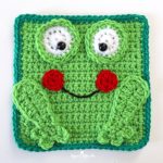 Frog Crochet Square – Repeat Crafter Me