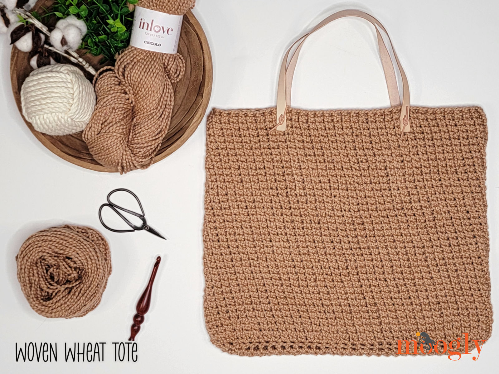 Woven Wheat Tote – Free Crochet Pattern on Moogly
