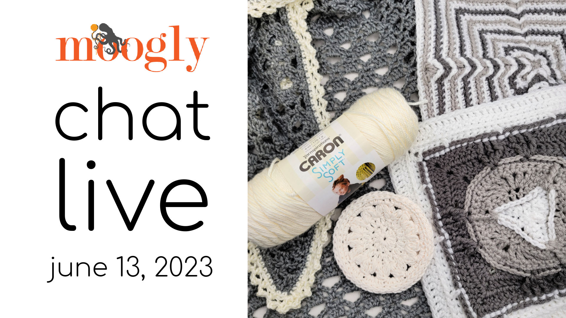 Moogly Crochet and Chat Live