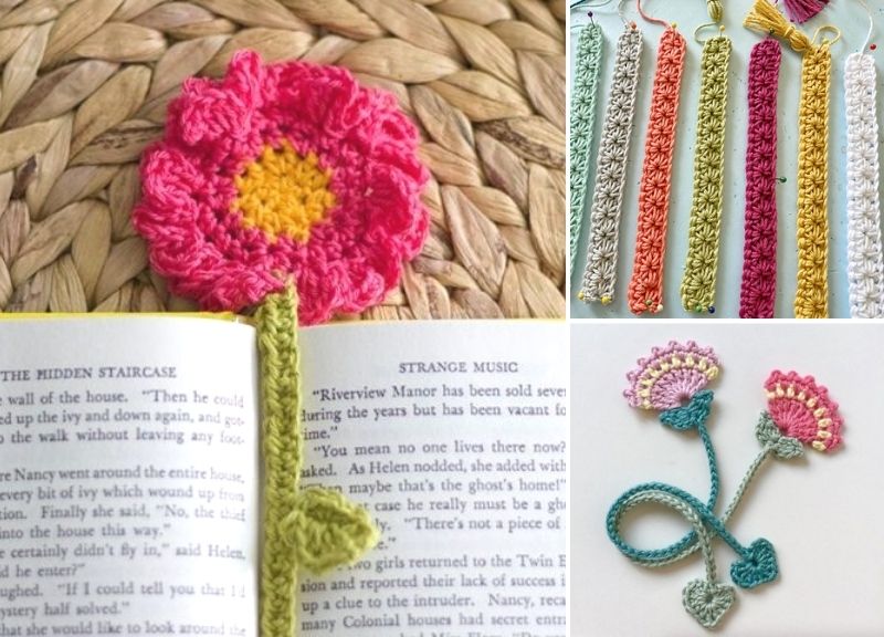 Easy Crochet Bookmark – Free Patterns and Ideas