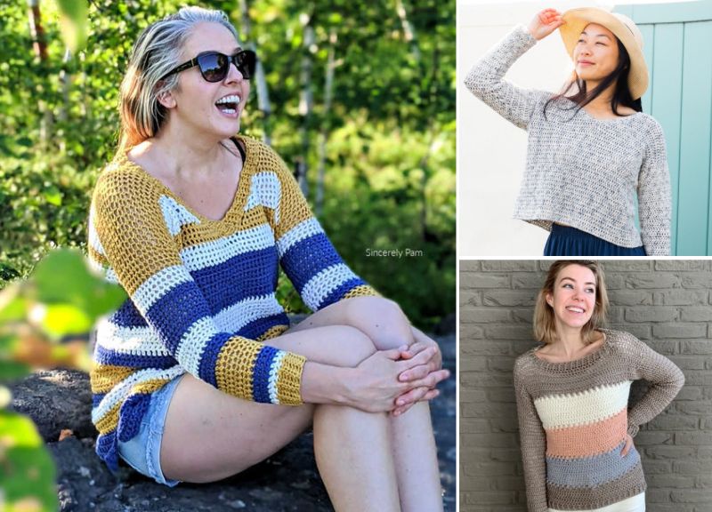 35+ Free Crochet Sweater Patterns