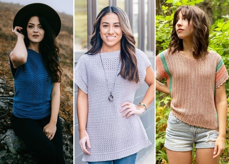 Feminine Eye-Catching Crochet Tops – Pattern Center